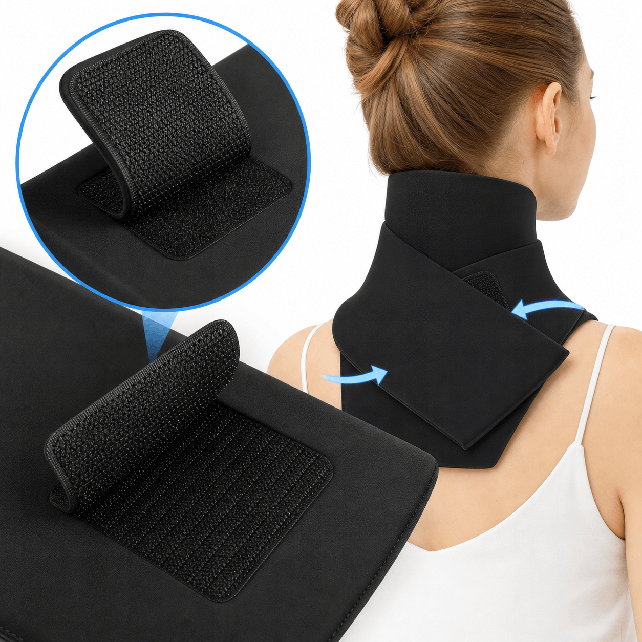 Reusable Hot & Cold Neck Ice Pack | Gel Neck Pain Relief Wrap