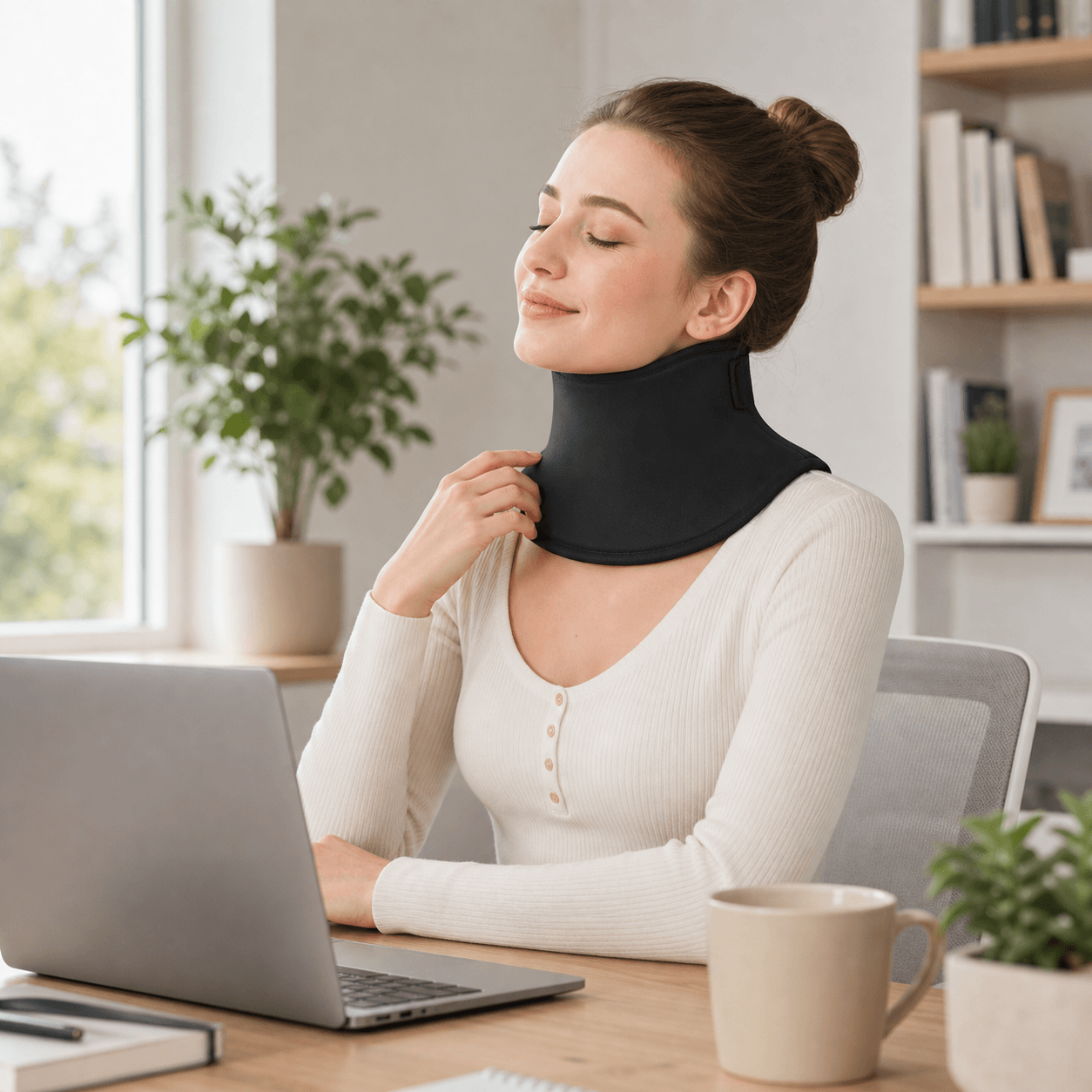 Reusable Hot & Cold Neck Ice Pack | Gel Neck Pain Relief Wrap