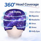Cooling Gel Head Wrap – Hot & Cold Therapy Headache Relief Mask