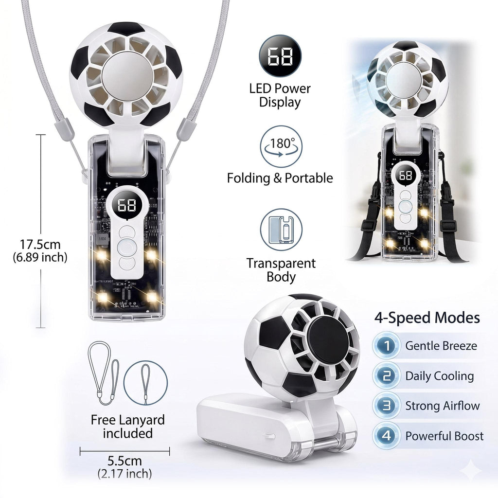 Portable Rechargeable Mini Fan